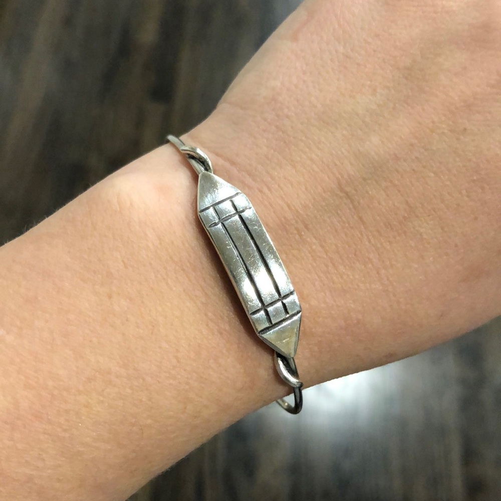 Alex and Ani Atlantean Symbol Wrap bracelet